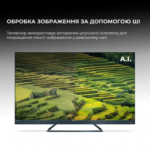 Телевизор Sharp 50" 4T-C50FQ5EM2AG Black купить в Украине: Киев, Днепр, Харьков, Одесса  | Низкая цена, отзывы, характеристики от TELEMART фото