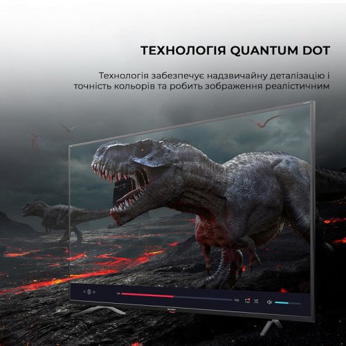 Телевизор Sharp 50" 4T-C50GP6265ES Silver купить в Украине: Киев, Днепр, Харьков, Одесса  | Низкая цена, отзывы, характеристики от TELEMART фото