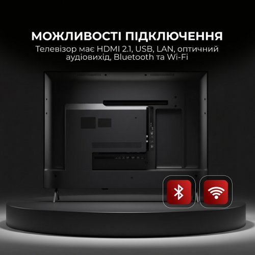 Телевизор Sharp 50" 4T-C50HP5265EB Black купить в Украине: Киев, Днепр, Харьков, Одесса  | Низкая цена, отзывы, характеристики от TELEMART фото