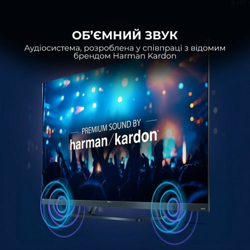Телевизор Sharp 55" 4T-C55FQ5EM2AG Black купить в Украине: Киев, Днепр, Харьков, Одесса  | Низкая цена, отзывы, характеристики от TELEMART фото