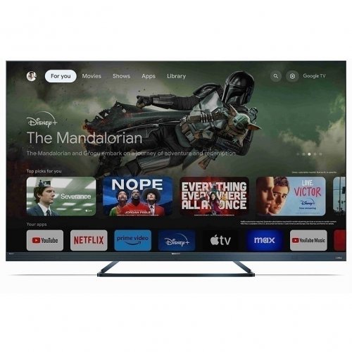 Телевизор Sharp 75" 4T-C75FQ5EM2AG Black купить в Украине: Киев, Днепр, Харьков, Одесса  | Низкая цена, отзывы, характеристики от TELEMART фото