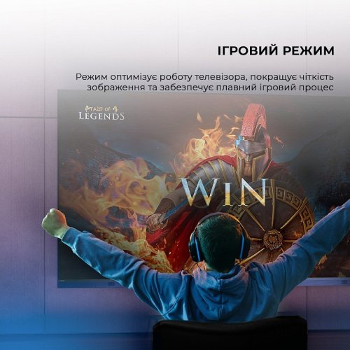 Телевизор Sharp 75" 4T-C75FQ5EM2AG Black купить в Украине: Киев, Днепр, Харьков, Одесса  | Низкая цена, отзывы, характеристики от TELEMART фото