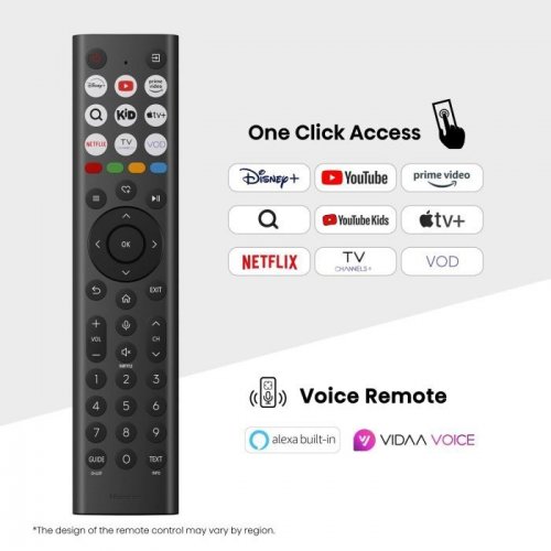 Телевизор Hisense 65" 65A85Q Black купить в Украине: Киев, Днепр, Харьков, Одесса  | Низкая цена, отзывы, характеристики от TELEMART фото