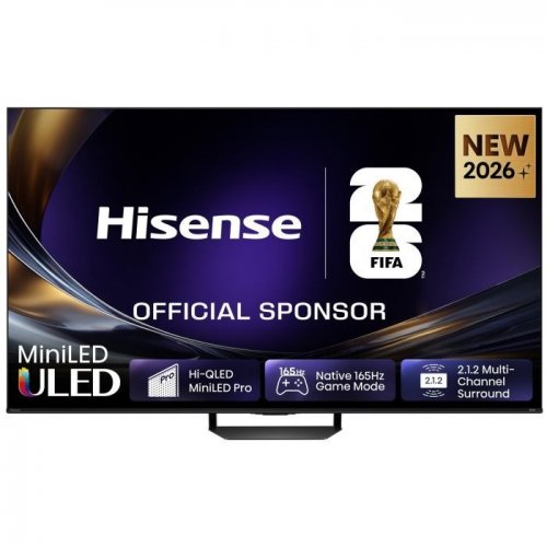 Телевизор Hisense 85" 85U7S PRO Black купить в Украине: Киев, Днепр, Харьков, Одесса  | Низкая цена, отзывы, характеристики от TELEMART фото