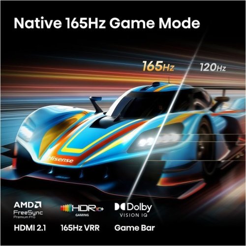 Телевизор Hisense 85" 85U7S PRO Black купить в Украине: Киев, Днепр, Харьков, Одесса  | Низкая цена, отзывы, характеристики от TELEMART фото