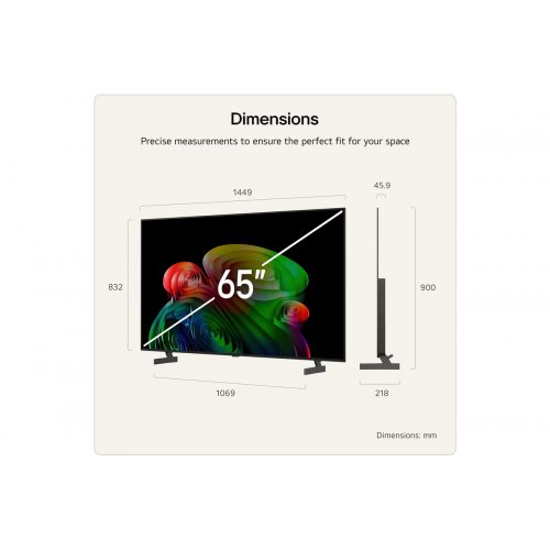 Телевизор LG 65" OLED65B65LA Black купить в Украине: Киев, Днепр, Харьков, Одесса  | Низкая цена, отзывы, характеристики от TELEMART фото