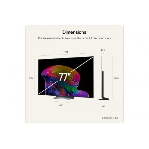 Телевизор LG 77" OLED77C64LA Black купить в Украине: Киев, Днепр, Харьков, Одесса  | Низкая цена, отзывы, характеристики от TELEMART фото