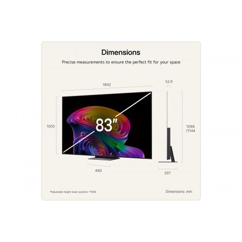 Телевизор LG 83" OLED83C64LA Black купить в Украине: Киев, Днепр, Харьков, Одесса  | Низкая цена, отзывы, характеристики от TELEMART фото