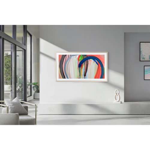 Телевизор Samsung 65" The Frame LS03H QLED 4K (QE65LS03HAUXUA) Black купить в Украине: Киев, Днепр, Харьков, Одесса  | Низкая цена, отзывы, характеристики от TELEMART фото