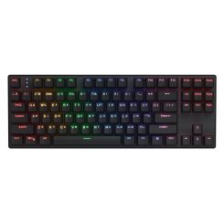 Уцінка клавіатура HATOR Icefall Mecha TKL Rainbow Origin Red Linear Wireless (HTK287) Black (Розкрита упаковка, 890958)