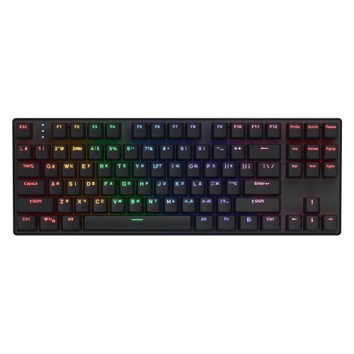 Уцінка клавіатура HATOR Icefall Mecha TKL Rainbow Origin Red Linear Wireless (HTK287) Black (Розкрита упаковка, 890958) купити в Україні: Київ, Львів, Хмельницький, Тернопіль, Івано-Франківськ | Низька ціна, відгуки, характеристики від TELEMART фото