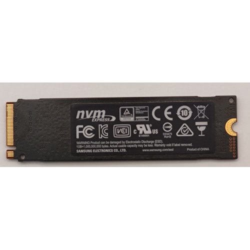 Ssd-диск Samsung 970 EVO V-NAND MLC 250GB M.2 (2280 PCI-E) (MZ-V7E250BW) (Восстановлено продавцом, 890970) купить в Украине: Киев, Днепр, Харьков, Одесса  | Проверка совместимости, низкая цена, отзывы, характеристики от TELEMART фото