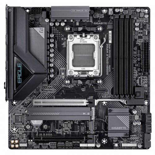 Уцінка материнська плата Gigabyte B850M EAGLE WIFI6E (sAM5, AMD B850) (Розкрита упаковка, 890976) купити в Україні: Київ, Львів, Хмельницький, Тернопіль, Івано-Франківськ | Перевірка сумісності, низька ціна, відгуки, характеристики від TELEMART фото