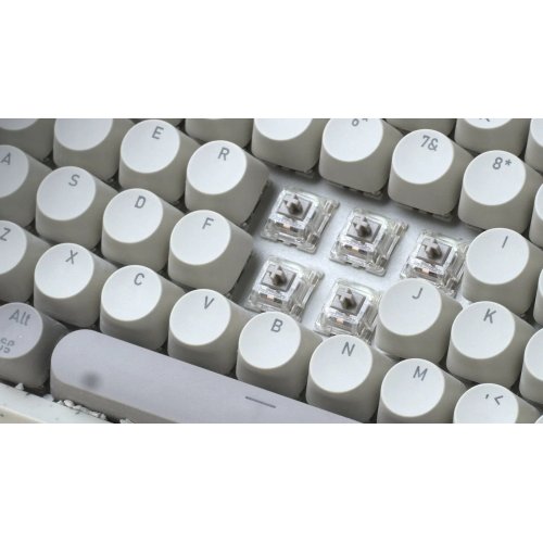 Уцінка клавіатура Lofree OE914 ZERO ARTZ Mechanical Linear Switches Wireless (LO-6922694806505) White (Розкрита упаковка, 890979) купити в Україні: Київ, Львів, Хмельницький, Тернопіль, Івано-Франківськ | Низька ціна, відгуки, характеристики від TELEMART фото
