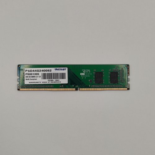 Озп Patriot DDR4 4GB 2400Mhz (PSD44G240082) (Відновлено продавцем, 890983) купити в Україні: Київ, Львів, Хмельницький, Тернопіль, Івано-Франківськ | Перевірка сумісності, низька ціна, відгуки, характеристики від TELEMART фото