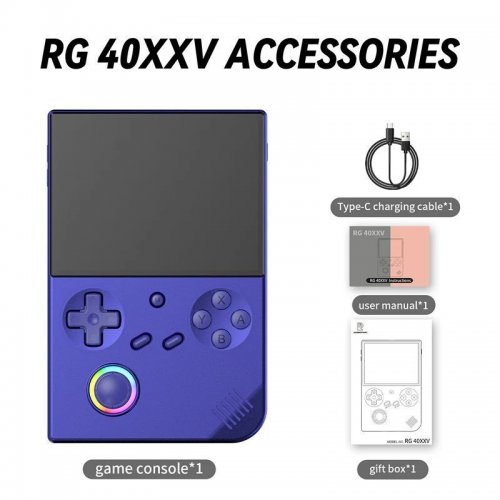 Уцінка портативна ігрова консоль Anbernic RG 40XXV 64GB Indigo Blue (Сліди використання, 890995) купити в Україні: Київ, Львів, Хмельницький, Тернопіль, Івано-Франківськ | Низька ціна, відгуки, характеристики від TELEMART фото