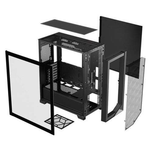 Корпус PCCooler C3D510 Tempered Glass без БП Black (Восстановлено продавцом, 891077) купить в Украине: Киев, Днепр, Харьков, Одесса  | Проверка совместимости, низкая цена, отзывы, характеристики от TELEMART фото