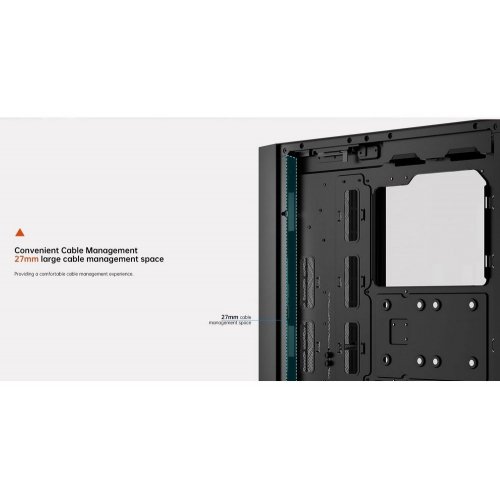 Корпус PCCooler C3D510 Tempered Glass без БП Black (Восстановлено продавцом, 891077) купить в Украине: Киев, Днепр, Харьков, Одесса  | Проверка совместимости, низкая цена, отзывы, характеристики от TELEMART фото