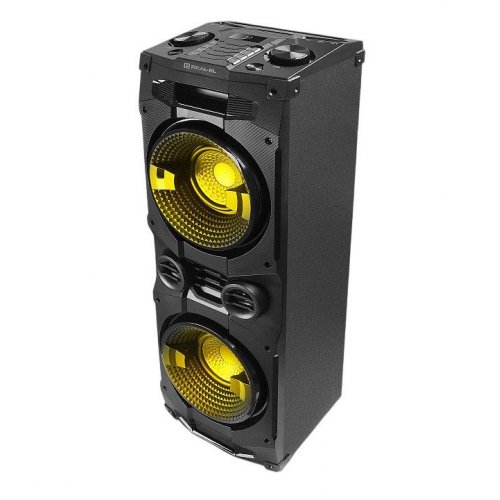 Портативна акустика REAL-EL S-2005 (EL121600033) Black купити в Україні: Київ, Львів, Хмельницький, Тернопіль, Івано-Франківськ | Низька ціна, відгуки, характеристики від TELEMART фото