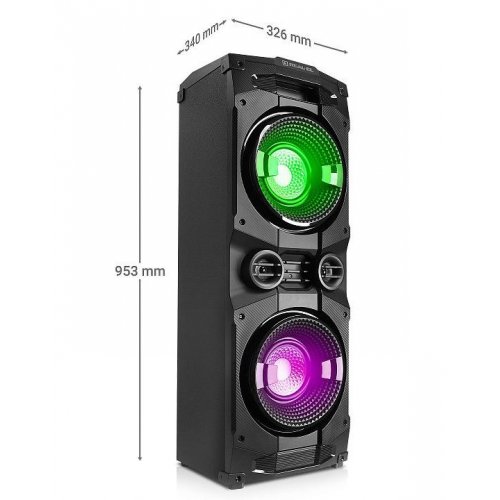 Портативна акустика REAL-EL S-2005 (EL121600033) Black купити в Україні: Київ, Львів, Хмельницький, Тернопіль, Івано-Франківськ | Низька ціна, відгуки, характеристики від TELEMART фото