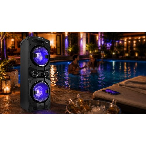 Портативна акустика REAL-EL S-2005 (EL121600033) Black купити в Україні: Київ, Львів, Хмельницький, Тернопіль, Івано-Франківськ | Низька ціна, відгуки, характеристики від TELEMART фото