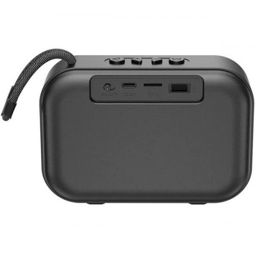Портативна акустика XO F66 Black купити в Україні: Київ, Львів, Хмельницький, Тернопіль, Івано-Франківськ | Низька ціна, відгуки, характеристики від TELEMART фото