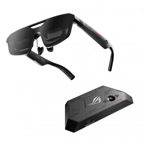 Монитор-очки Asus ROG XREAL R1 Gaming AR Glasses (R1-N 90LJ00M5-B01670) Black купить в Украине: Киев, Днепр, Харьков, Одесса  | Низкая цена, отзывы, характеристики от TELEMART фото