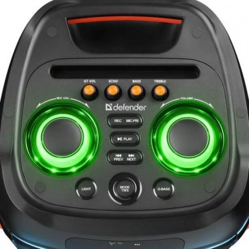 Портативна акустика Defender Boomer 200 (65201) Black купити в Україні: Київ, Львів, Хмельницький, Тернопіль, Івано-Франківськ | Низька ціна, відгуки, характеристики від TELEMART фото