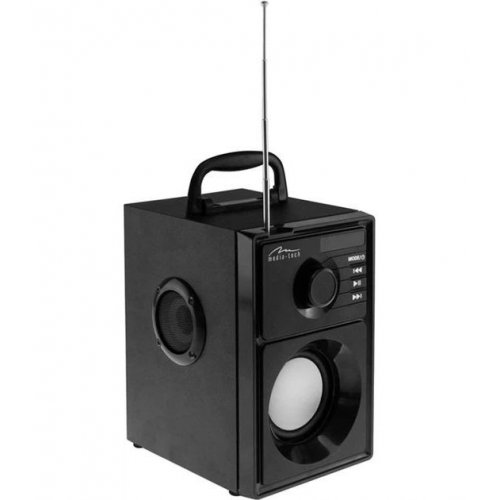 Портативна акустика Media-Tech Boombox (MT3179) Black купити в Україні: Київ, Львів, Хмельницький, Тернопіль, Івано-Франківськ | Низька ціна, відгуки, характеристики від TELEMART фото