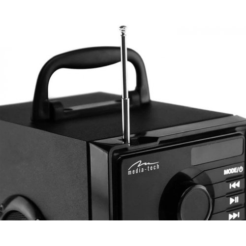Портативна акустика Media-Tech Boombox (MT3179) Black купити в Україні: Київ, Львів, Хмельницький, Тернопіль, Івано-Франківськ | Низька ціна, відгуки, характеристики від TELEMART фото