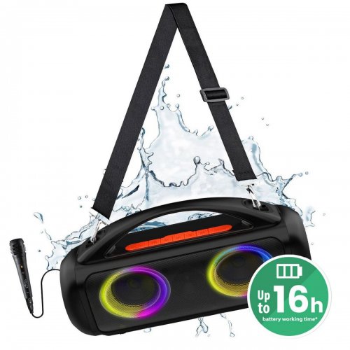 Портативна акустика Media-Tech Power Audio Pro (MT3184) Black купити в Україні: Київ, Львів, Хмельницький, Тернопіль, Івано-Франківськ | Низька ціна, відгуки, характеристики від TELEMART фото