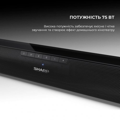 Саундбар Sharp HT-SB100 Black купити в Україні: Київ, Львів, Хмельницький, Тернопіль, Івано-Франківськ | Низька ціна, відгуки, характеристики від TELEMART фото