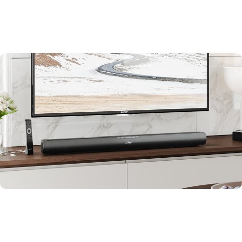 Саундбар Sharp HT-SB100 Black купити в Україні: Київ, Львів, Хмельницький, Тернопіль, Івано-Франківськ | Низька ціна, відгуки, характеристики від TELEMART фото
