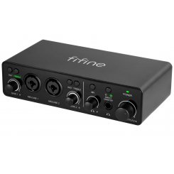 Уцінка аудіоінтерфейс Fifine Ampli 3 Black (Вітринний зразок, 891214)