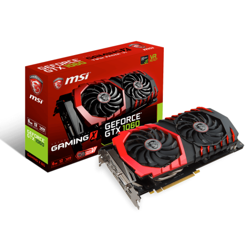 Видеокарта MSI GeForce GTX 1060 Gaming X 6144MB (GTX 1060 GAMING X 6G) (Восстановлено продавцом, 891226) купить в Украине: Киев, Днепр, Харьков, Одесса  | Проверка совместимости, низкая цена, отзывы, характеристики от TELEMART фото
