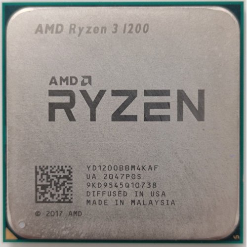 Процесор AMD Ryzen 3 1200 3.1(3.4)GHz sAM4 Tray (YD1200BBAEMPK) (Відновлено продавцем, 891229) купити в Україні: Київ, Львів, Хмельницький, Тернопіль, Івано-Франківськ | Перевірка сумісності, низька ціна, відгуки, характеристики від TELEMART фото