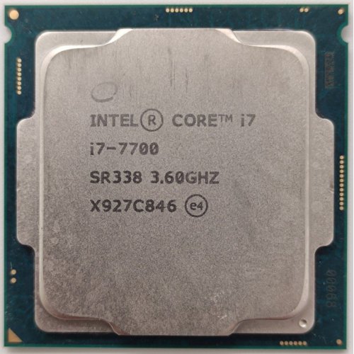 Процесор Intel Core i7-7700 3.6(4.2)GHz 8MB s1151 Tray (CM8067702868314) (Відновлено продавцем, 891245) купити в Україні: Київ, Львів, Хмельницький, Тернопіль, Івано-Франківськ | Перевірка сумісності, низька ціна, відгуки, характеристики від TELEMART фото