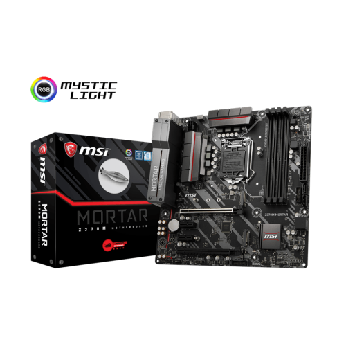 Материнская плата MSI Z370M MORTAR (s1151, Intel Z370) (Восстановлено продавцом, 891252) купить в Украине: Киев, Днепр, Харьков, Одесса  | Проверка совместимости, низкая цена, отзывы, характеристики от TELEMART фото