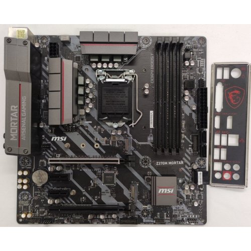 Материнская плата MSI Z370M MORTAR (s1151, Intel Z370) (Восстановлено продавцом, 891252) купить в Украине: Киев, Днепр, Харьков, Одесса  | Проверка совместимости, низкая цена, отзывы, характеристики от TELEMART фото