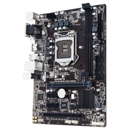 Материнская плата Gigabyte GA-B150M-HD3 DDR3 (s1151, Intel B150) (Восстановлено продавцом, 891257) купить в Украине: Киев, Днепр, Харьков, Одесса  | Проверка совместимости, низкая цена, отзывы, характеристики от TELEMART фото
