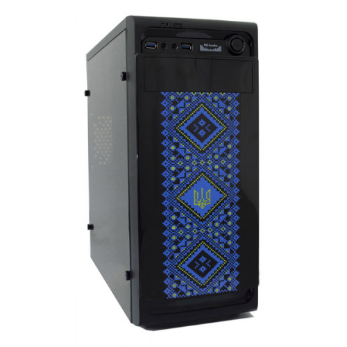 Продать Корпус Frontier PATRIOT 550W (PATRIOT-B21-550 BK/BU) Black/Blue по Trade-In интернет-магазине Телемарт - Киев, Днепр, Украина фото