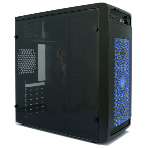 Продать Корпус Frontier PATRIOT 550W (PATRIOT-B21-550 BK/BU) Black/Blue по Trade-In интернет-магазине Телемарт - Киев, Днепр, Украина фото