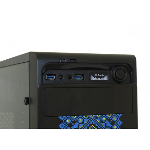 Продать Корпус Frontier PATRIOT 550W (PATRIOT-B21-550 BK/BU) Black/Blue по Trade-In интернет-магазине Телемарт - Киев, Днепр, Украина фото