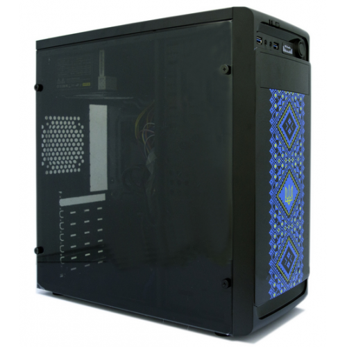Продать Корпус Frontier PATRIOT 500W (PATRIOT-B21-500 BK/BU) Black/Blue по Trade-In интернет-магазине Телемарт - Киев, Днепр, Украина фото