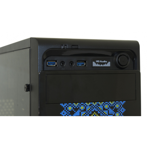 Продать Корпус Frontier PATRIOT 500W (PATRIOT-B21-500 BK/BU) Black/Blue по Trade-In интернет-магазине Телемарт - Киев, Днепр, Украина фото