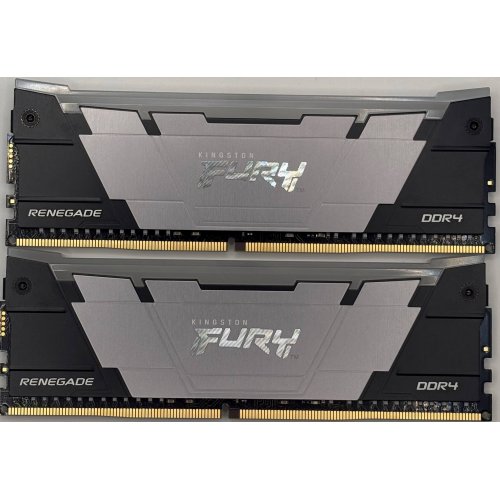 Озп Kingston DDR4 64GB (2x32GB) 3600Mhz FURY Renegade RGB Black (KF436C18RB2AK2/64) (Відновлено продавцем, 891360) купити в Україні: Київ, Львів, Хмельницький, Тернопіль, Івано-Франківськ | Перевірка сумісності, низька ціна, відгуки, характеристики від TELEMART фото