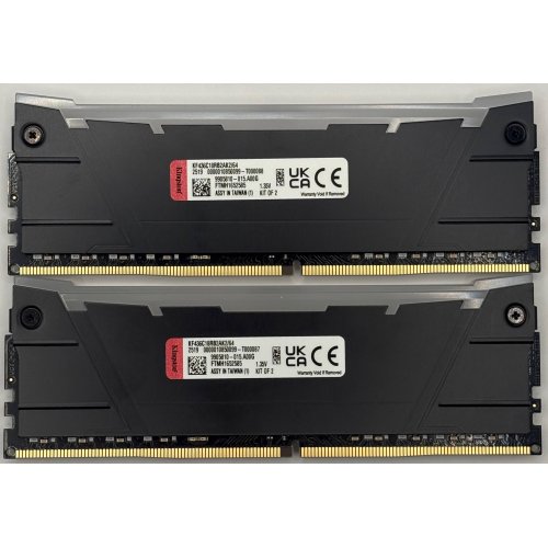 Озп Kingston DDR4 64GB (2x32GB) 3600Mhz FURY Renegade RGB Black (KF436C18RB2AK2/64) (Відновлено продавцем, 891360) купити в Україні: Київ, Львів, Хмельницький, Тернопіль, Івано-Франківськ | Перевірка сумісності, низька ціна, відгуки, характеристики від TELEMART фото