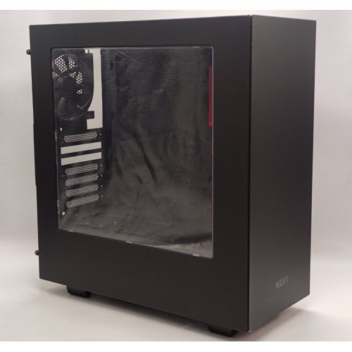 Корпус NZXT S340 (CA-S340MB-GR) Black/Red (Восстановлено продавцом, 891415) купить в Украине: Киев, Днепр, Харьков, Одесса  | Проверка совместимости, низкая цена, отзывы, характеристики от TELEMART фото