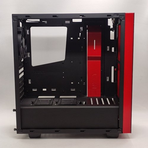 Корпус NZXT S340 (CA-S340MB-GR) Black/Red (Восстановлено продавцом, 891415) купить в Украине: Киев, Днепр, Харьков, Одесса  | Проверка совместимости, низкая цена, отзывы, характеристики от TELEMART фото