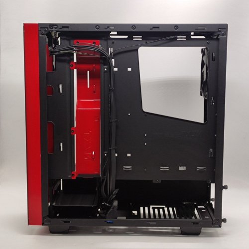 Корпус NZXT S340 (CA-S340MB-GR) Black/Red (Восстановлено продавцом, 891415) купить в Украине: Киев, Днепр, Харьков, Одесса  | Проверка совместимости, низкая цена, отзывы, характеристики от TELEMART фото